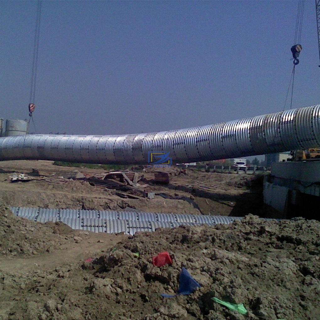 supplying the corrugated steel pipe and corrugated culvert in Kenya